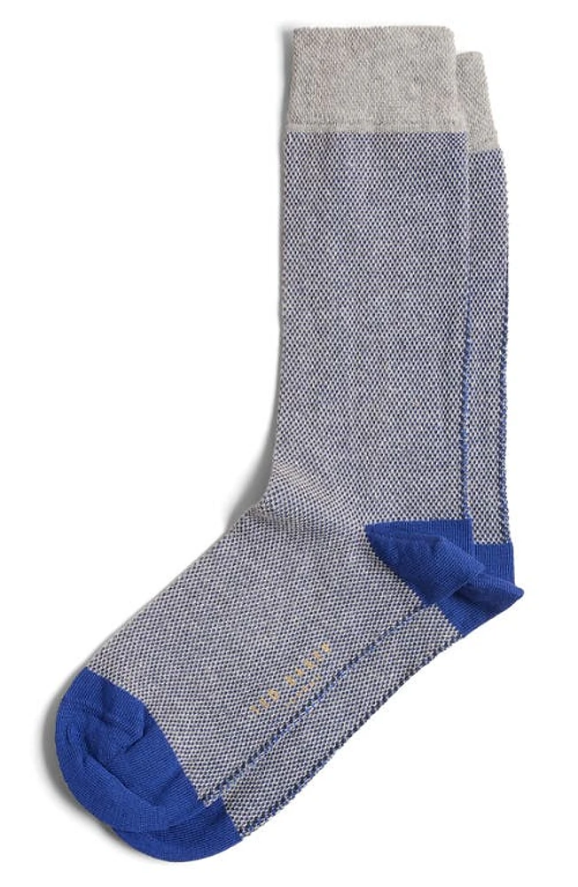 Ted Baker London Cortex Micropattern Dress Socks in Grey at Nordstrom