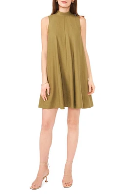 halogen(r) High Neck Trapeze Dress Olive Drab at Nordstrom,