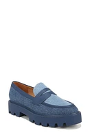 Franco Sarto Balin Platform Loafer Denim at Nordstrom,