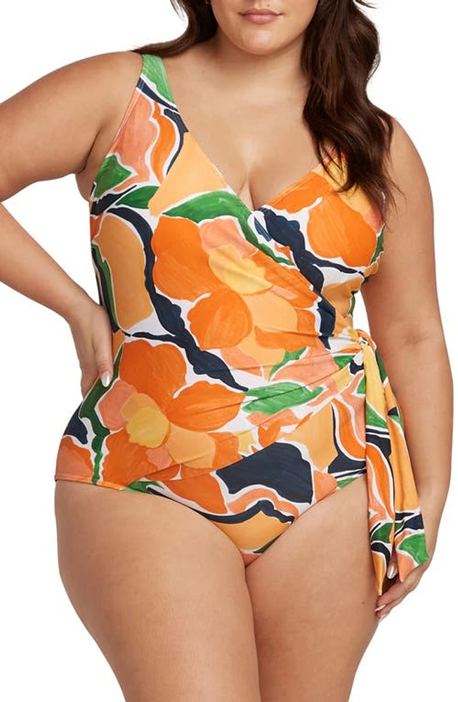 Artesands De Lhortus Hayes D- & DD-Cup Underwire One-Piece Swimsuit Orange at Nordstrom, Us