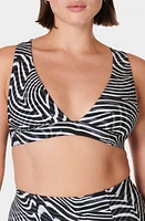 Sweaty Betty Peninsula Bikini Top Grey Exposure Print at Nordstrom,