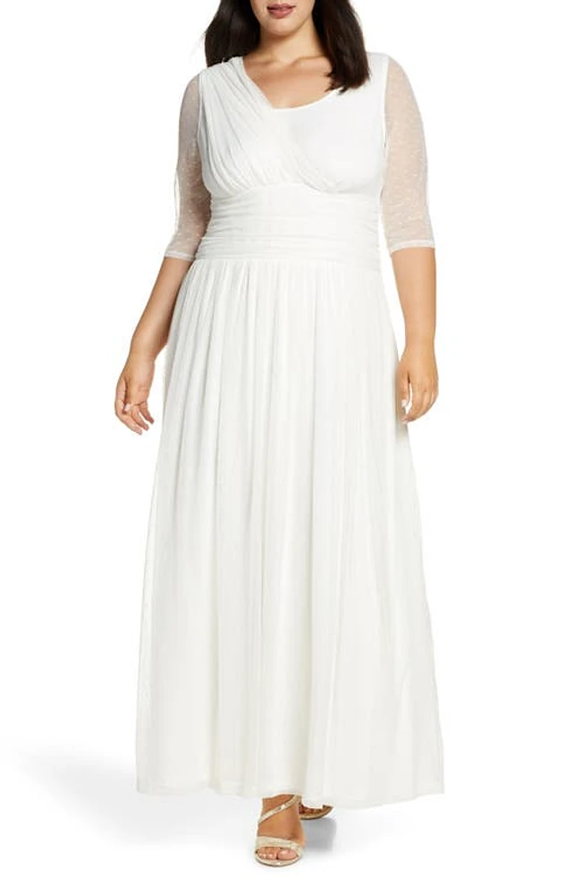 Kiyonna Meant to Be Chic Gown Ivory at Nordstrom,