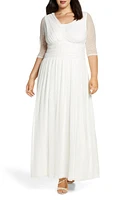 Kiyonna Meant to Be Chic Gown Ivory at Nordstrom,