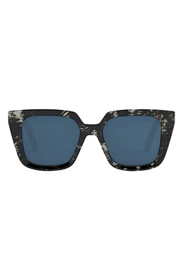 DiorMidnight S1I 53mm Square Sunglasses in Havana / at Nordstrom