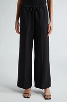 TOTEME Fluid Drawstring Waist Pants in Black at Nordstrom, Size 2 Us