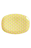 Rice by Rice Set of Four Oblong Melamine Plates in Sunny Days at Nordstrom, Size Medium