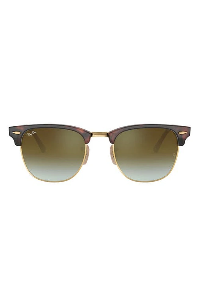 Ray-Ban Standard Clubmaster 51mm Sunglasses in Green Flash at Nordstrom