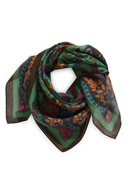 Drake's Folk Flower Cotton Bandana in Green at Nordstrom