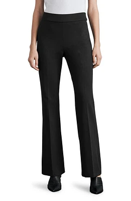 rag & bone Irina High Waist Ponte Knit Pants Black at Nordstrom,