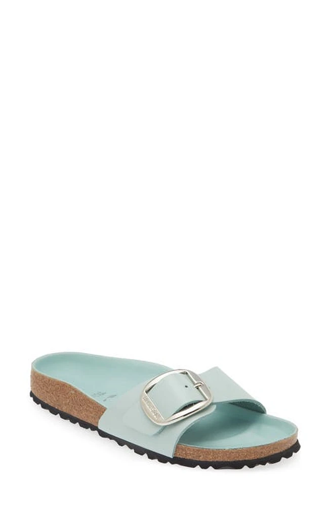 Birkenstock Madrid Big Buckle Slide Sandal Surf Green at Nordstrom,