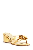 Schutz Alma Slide Sandal Ouro at Nordstrom,