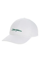 Dolce & Gabbana Logo Cotton Drill Baseball Cap Bianco Ottico at Nordstrom,