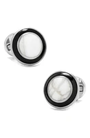 Cufflinks, Inc. Jade & Onyx Cuff Links in White at Nordstrom