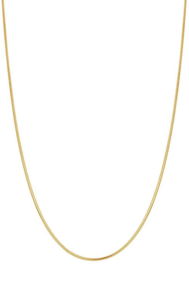 Bony Levy 14K Gold Omega Snake Chain Necklace in 14K Yellow Gold at Nordstrom