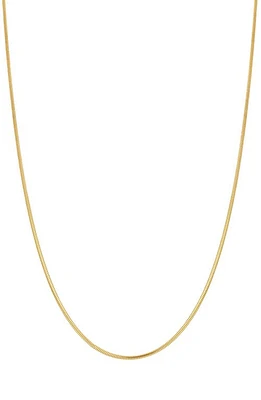 Bony Levy 14K Gold Omega Snake Chain Necklace in 14K Yellow Gold at Nordstrom