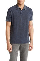 Stone Rose Tipped Acid Wash Performance Jersey Polo Navy at Nordstrom,