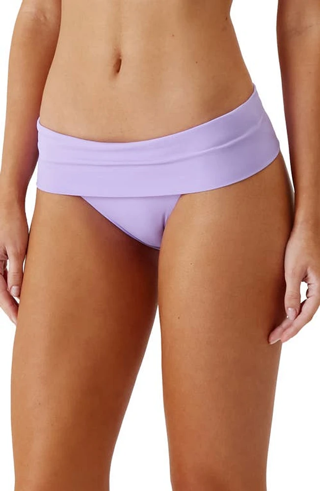 Melissa Odabash Brussels Foldover Bikini Bottoms Lavender at Nordstrom,