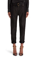 TOM FORD Duchesse Cotton Denim Boyfriend Pants Black at Nordstrom, Us