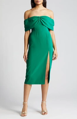 Amanda Uprichard Darien Off the Shoulder Cocktail Dress at Nordstrom,