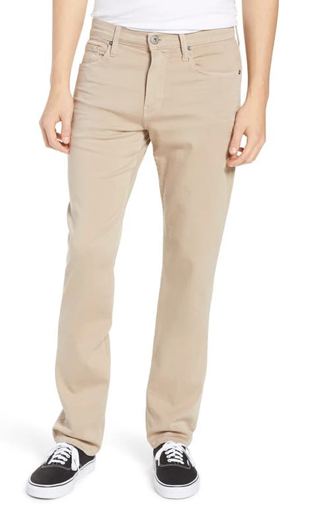 PAIGE Transcend Federal Slim Straight Leg Jeans Toasted Almond at Nordstrom,