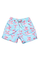 Snapper Rock Kids' Lighthouse Island Swim Trunks Blue at Nordstrom,