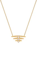 Hueb Diamond Pendant Necklace in Yellow Gold at Nordstrom, Size 18