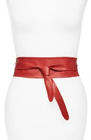 Ada Classic Wrap Belt in Upsdell Red at Nordstrom