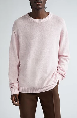 STOCKHOLM SURFBOARD CLUB Logo Crewneck Sweater Pink at Nordstrom,