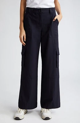 TWP Stretch Wool Cargo Pants Midnight at Nordstrom,