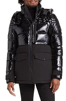 Moose Knuckles Dugald 2 Water Resistant Down Jacket in Blackblack at Nordstrom, Size Xx-Large