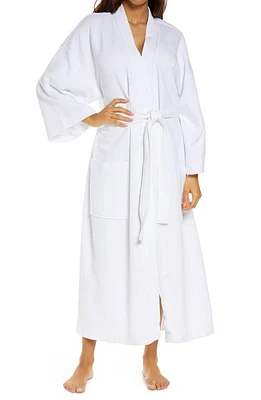 Majestic International Panama Waffle Robe in White at Nordstrom