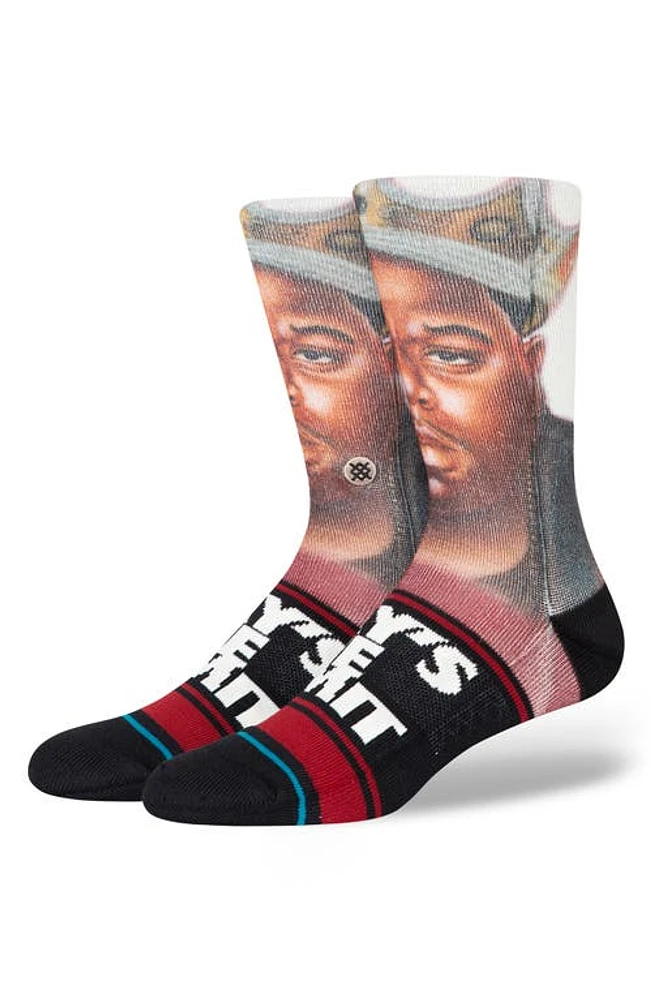 Stance Skys the Limit Crew Socks in Black at Nordstrom, Size Large