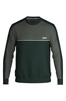 BOSS Tracksuit Crewneck Sweatshirt in Green at Nordstrom, Size Medium