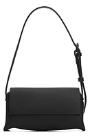 MANGO Faux Leather Shoulder Bag in Black at Nordstrom