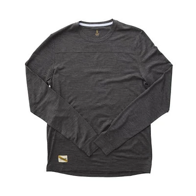 Tracksmith Men's Harrier Long Sleeve Dark Gray Heather at Nordstrom,