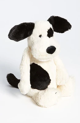 Jellycat Bashful Puppy Stuffed Animal in Black And Cream at Nordstrom