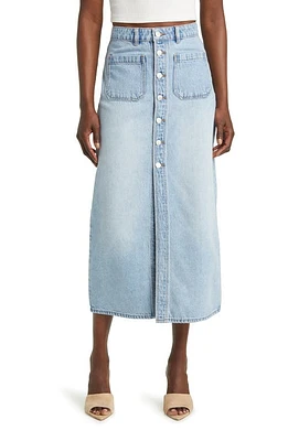 Rolla's Sailor Denim Maxi Skirt Light Vintage Blue at Nordstrom,