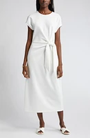 Nordstrom Tie Waist Midi Dress at Nordstrom,