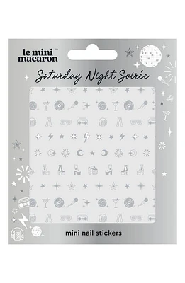 Le Mini Macaron Mini Nail Stickers in Grey at Nordstrom