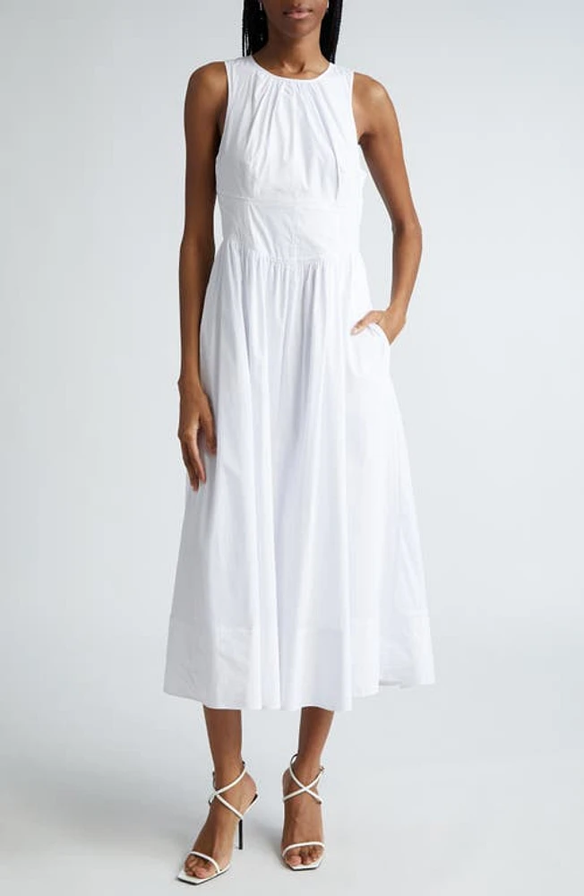 Cinq à Sept Benita Sleeveless Cotton Blend Dress at Nordstrom,