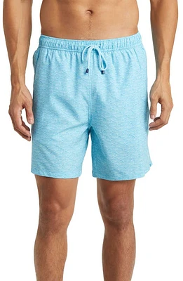 Peter Millar Ocean Traffic Fish Print Swim Trunks Caribbean at Nordstrom,