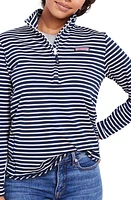 vineyard vines Microstripe Sankaty Half Zip Shep Shirt in 7595 Navy at Nordstrom, Size Xx-Small