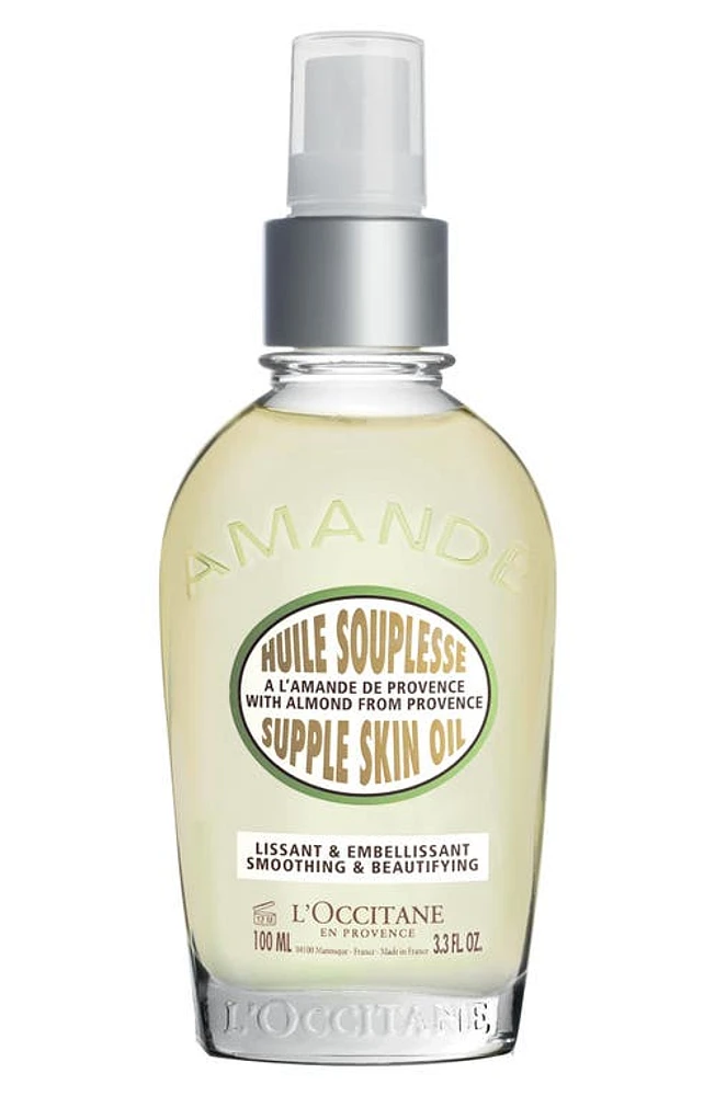 L'Occitane Almond Supple Skin Oil at Nordstrom, Size 3.4 Oz