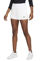 Nike Court Victory Dri-FIT Tennis Shorts in White/Black at Nordstrom, Size Medium