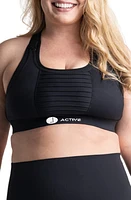 Preggo Leggings Kahina Active Maternity/Nursing Sports Bra Black at Nordstrom,