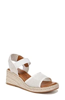 Zodiac Noreen Espadrille Wedge Sandal White at Nordstrom,