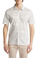 Good Man Brand Big On-Point Short Sleeve Organic Cotton Button-Up Shirt at Nordstrom,