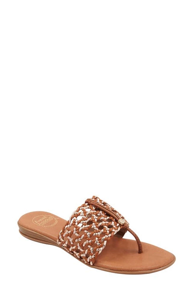 André Assous Nice Woven Sandal Cuero Multi at Nordstrom,