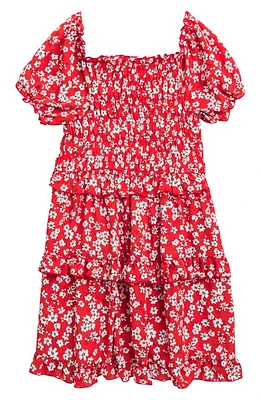 Truly Me Kids' Floral Ruffle Tiered Sundress at Nordstrom,