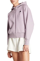 adidas Z. N.E. Loose Fit Performance Zip Hoodie Preloved Fig at Nordstrom,